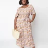 1970s Brown Daisy Floral Jumpsuit