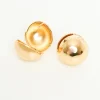 1930s Gold Ball Stud Earrings