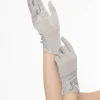 1950s Grey Lace & Bow Gloves