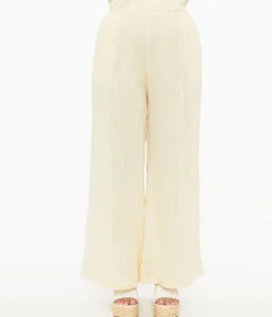 1970s Ivory Wide Leg Pants