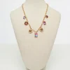 1920s Multicolor Gem Necklace