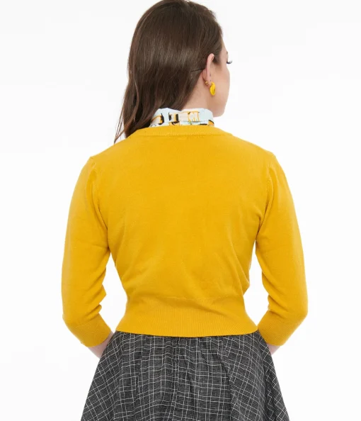 1950s Mustard Cardigan