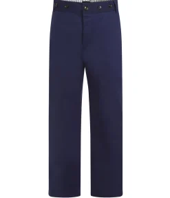 1960s Navy High Waisted Ethan Trousers