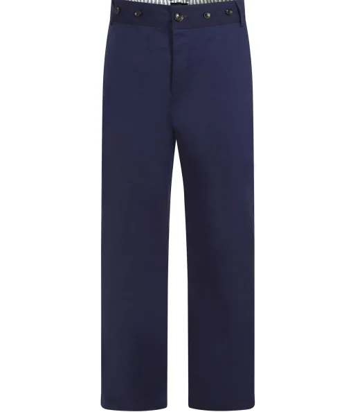 1960s Navy High Waisted Ethan Trousers