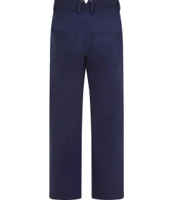 1960s Navy High Waisted Ethan Trousers