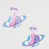 1960s Pastel Saturn Earrings