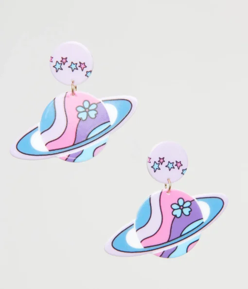 1960s Pastel Saturn Earrings