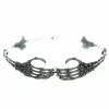 Skeleton Hands Choker