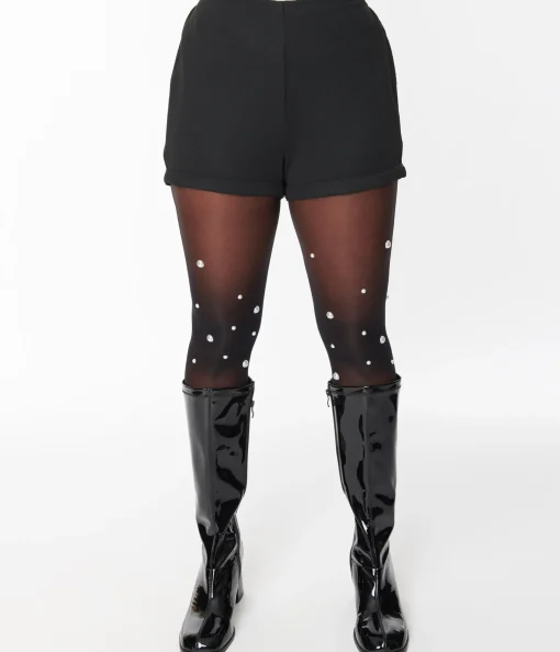 Smak Parlour Black Callie Shorts