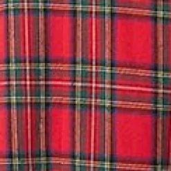 Smak Parlour Red Plaid Savile Row Cape Coat