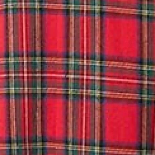Smak Parlour Red Plaid Savile Row Cape Coat