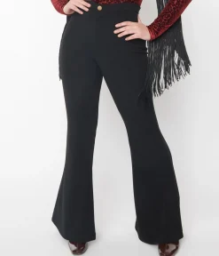 Smak Parlour 1970s Black Find Your Flare Pants