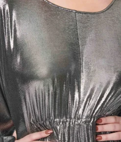 Smak Parlour 1970s Silver Batwing Caftan
