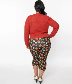 Sourpuss Black Berry Dead Capris