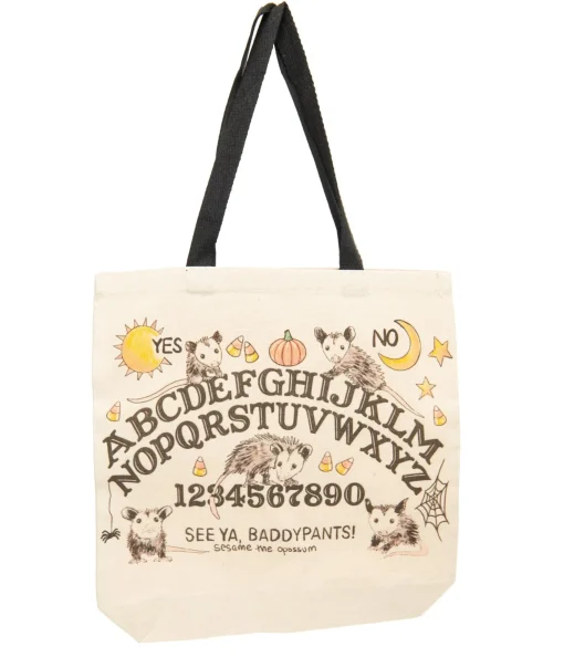 Spirit Board Opossum Cotton Tote Bag
