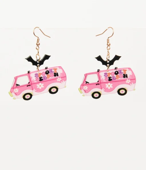 Spooky Season Mystery Van Earrings