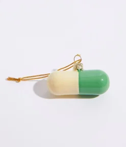 Stress Free Pill Glass Ornament