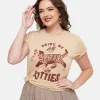 Tan Bring Me All The Kitties Graphic Tee