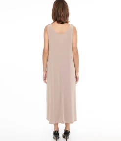 Taupe Slip Maxi Dress