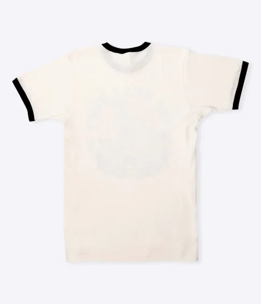 The Hell I Won't Black Collar Unisex Graphic Ringer Tee