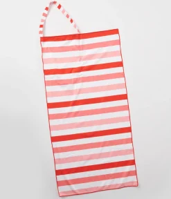 Think Pink Striped 2 In 1 Towel Tote Bag