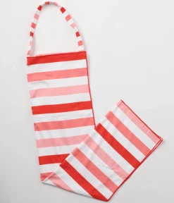 Think Pink Striped 2 In 1 Towel Tote Bag