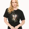 Tim Burton's The Nightmare Before Christmas by Unique Vintage Black Jack & Sally Making A List Unisex Graphic Tee