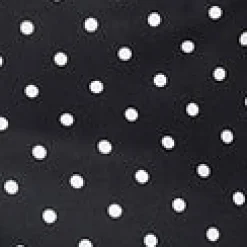 Unique Vintage Black & White Pin Dot Rochelle Suspender Pants