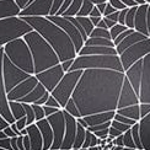 Unique Vintage Black & White Spiderweb Scarlett Top