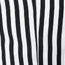 Unique Vintage Black & White Stripe Gwen Blouse