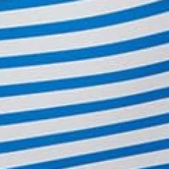Unique Vintage Blue & White Sailor Stripe Romper Swimsuit