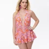 Unique Vintage Bohemian Floral Skirted Wendy Swimsuit