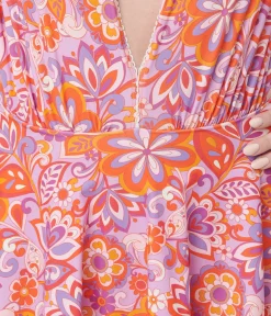Unique Vintage Bohemian Floral Skirted Wendy Swimsuit