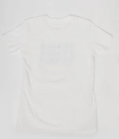 Unique Vintage Pearls White Fitted Womens Graphic Tee
