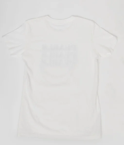 Unique Vintage Pearls White Fitted Womens Graphic Tee