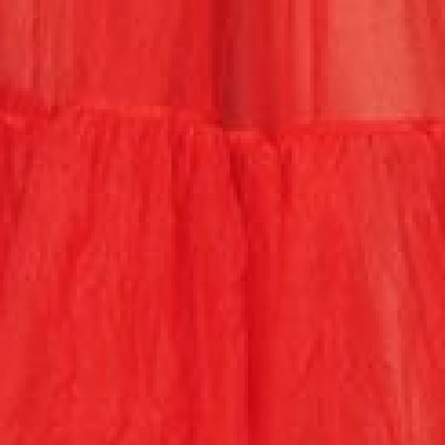Unique Vintage Plus Size Red Retro Style Ruffled Petticoat