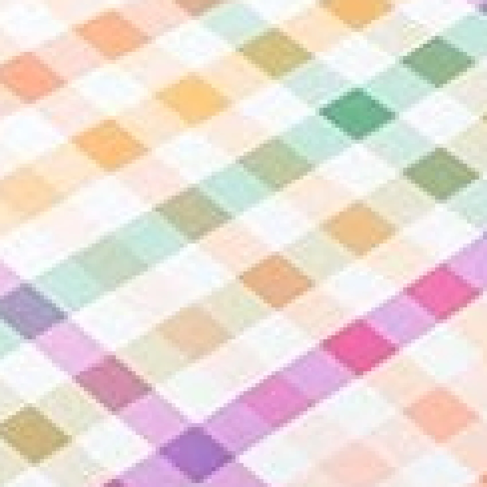 Unique Vintage Plus Size Pastel Madras Gingham Marlene Crop Swim Top