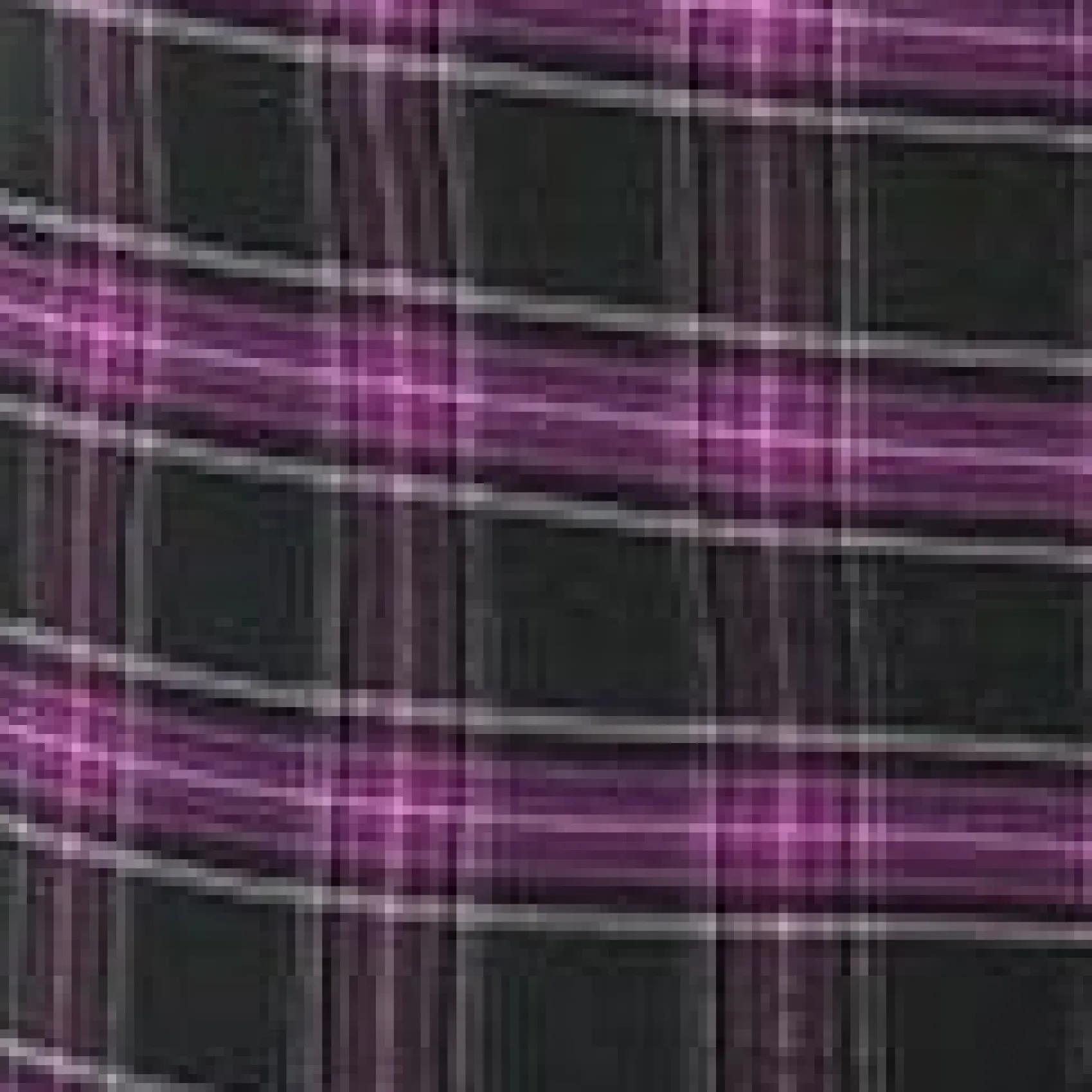 Unique Vintage Plus Size 1970s Purple & Black Plaid Rizzo Cigarette Pants