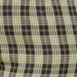 Unique Vintage Plus Size 1930s Cream & Black Plaid Front Pleat Pants