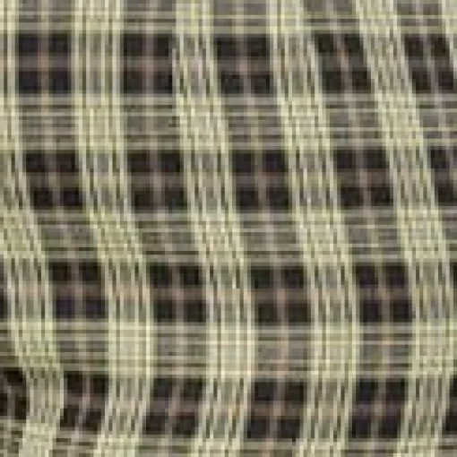 Unique Vintage Plus Size 1930s Cream & Black Plaid Front Pleat Pants