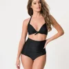 Unique Vintage 1950s All Black Monroe Bikini Top