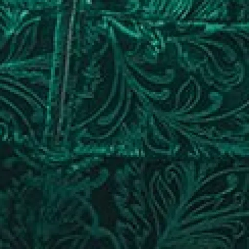 Unique Vintage 1920s Emerald Green Crushed Velvet & Ivory Lace Flapper Dress