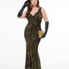 Unique Vintage 1930s Gold Sequin Goldwyn Gown