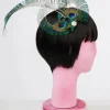 Unique Vintage 1920s Peacock Feather Hair Clip