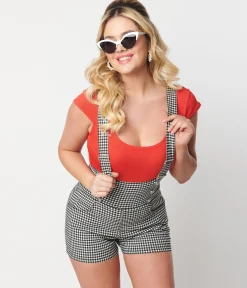 Unique Vintage 1950s Red Scoop Neck Bodysuit