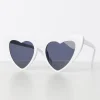 Unique Vintage White Heart Sunglasses