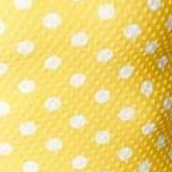 Unique Vintage Yellow & White Polka Dot Barbara One Piece Swimsuit