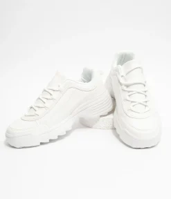 White Athletic Sneakers