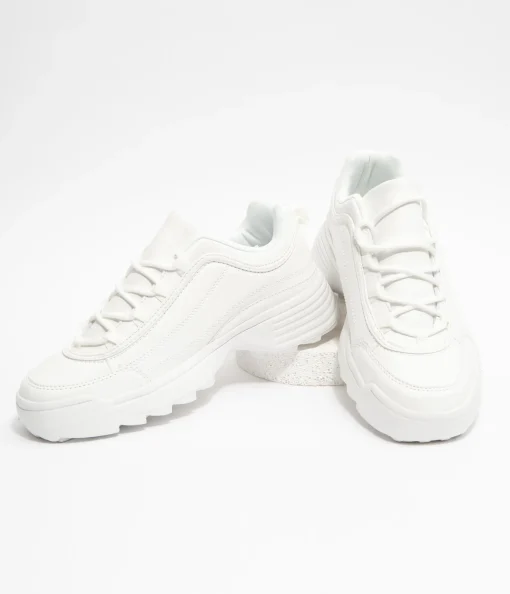 White Athletic Sneakers
