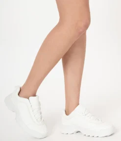 White Athletic Sneakers